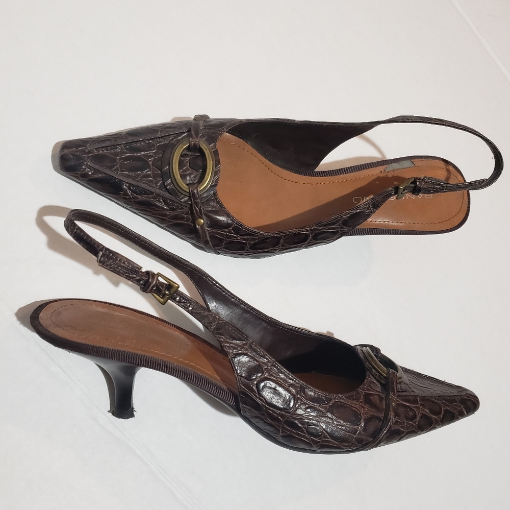 Bandolino 'Lottie' Kitten Heel ▪︎ Brown ▪︎8